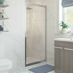 Ajax Keah 6mm Chrome 700mm Pivot Shower Door