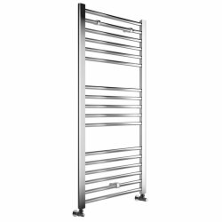 Ajax Kenwick 1200 x 500mm Chrome Straight Towel Warmer