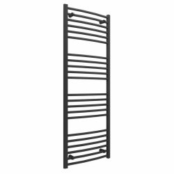 Ajax Kenwick 1600 x 500mm Anthracite Curved Towel Warmer