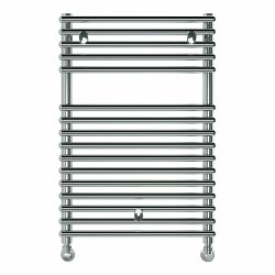 Ajax Oaklands 730 x 500mm Chrome Round Ladder Towel Warmer