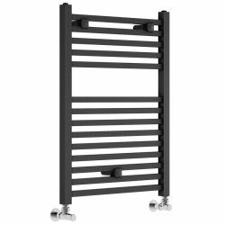 Ajax Willows 690 x 500mm Anthracite Square Ladder Towel Warmer