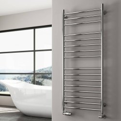 Reina Luna Flat Stainless Steel Designer Towel Rail 1500 x 600mm