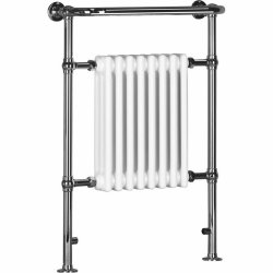 Ajax Brackenborough 963 x 673mm Chrome Traditional Radiator