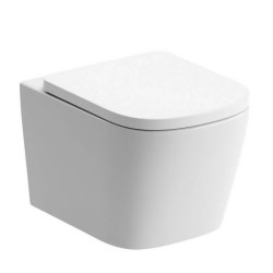 Ajax Weelsby Rimless Wall Hung WC and Soft Closing Seat