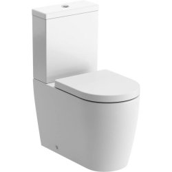 Ajax Caistor Rimless Close Coupled Closed Back Comfort Height WC and Seat