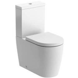 Ajax Caistor Rimless Close Coupled Closed Back WC and Seat