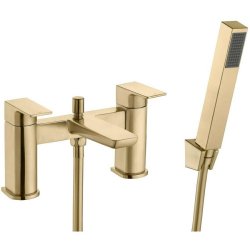 Ajax Burgh Brushed Brass Bath Shower Mixer