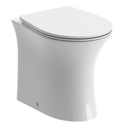 Ajax Donnington Rimless Back To Wall WC and Soft Close Seat