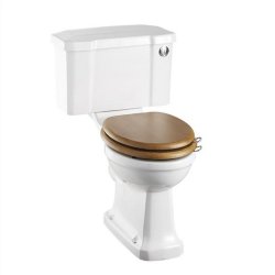 Burlington Rimless Close Coupled WC with 520mm Front Push Button Cistern