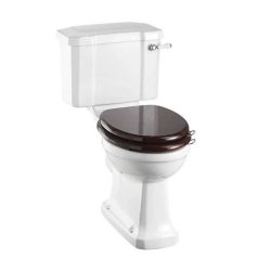 Burlington Rimless Close Coupled WC with Slimline 440mm Lever Cistern