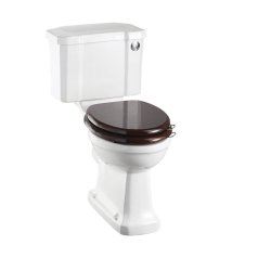 Burlington Rimless Close Coupled WC with Slimline 440mm Push Button Cistern