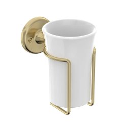 Roper Rhodes Avening Brushed Brass Tumbler Holder