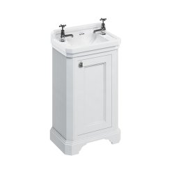 Burlington Cloakroom 510mm Vanity Unit with Basin in Matt White