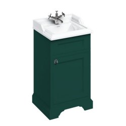 Burlington Classic 500mm Matt Green Cloakroom Vanity Unit with Basin