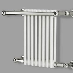 Reina Camden White Chrome Designer Towel Rail 508 x 680mm