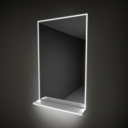 HiB Platform 50 LED Illuminated Bathroom Mirror