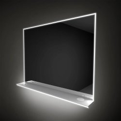 HiB Platform 80 LED Illuminated Bathroom Mirror