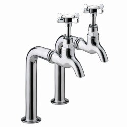 Bristan 1901 Chrome Kitchen Bib Taps