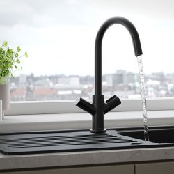 Bristan Fern Black Easyfit Kitchen Sink Mixer FRNEFSNKBLK