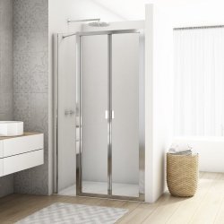 Kudos Divera 800mm Chrome Bifold Shower Door Alcove K22K08050070001