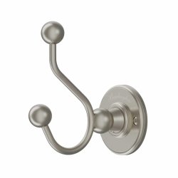 Burlington Brushed Nickel Double Robe Hook