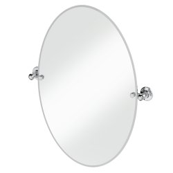 Burlington Traditional Oval Mirror in Chrome 700 x 500mm