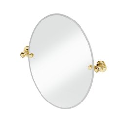 Burlington Traditional Oval Mirror in Gold