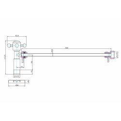 Burlington Brushed Nickel Cistern On and Off Valve W25BNKL