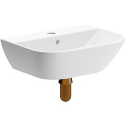 Ajax Binbrook 450mm 1TH Cloakroom Basin and Brushed Bronze Bottle Trap