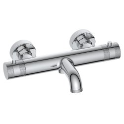 Scudo Core Chrome Wall Mounted Bath Shower Mixer