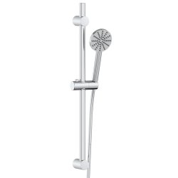 Scudo Chrome Exposed Shower Riser Rail