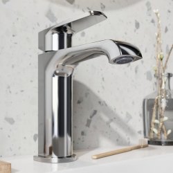 Scudo Montana Chrome Mono Basin Mixer MON-006