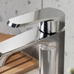 Scudo Montana Chrome Mono Basin Mixer MON-006