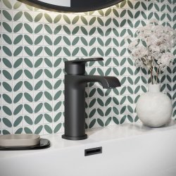 Scudo Montana Matt Black Mini Mono Basin Mixer MON-012