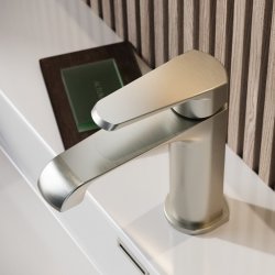 Scudo Montana Brushed Nickel Mono Basin Mixer MON-008