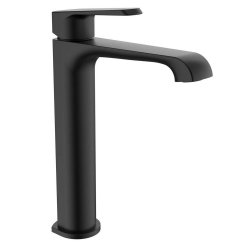 Scudo Montana Matt Black Tall Mono Basin Mixer