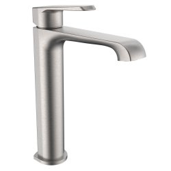 Scudo Montana Brushed Nickel Tall Mono Basin Mixer