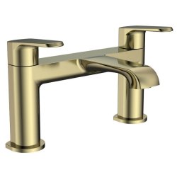 Scudo Montana Brushed Brass Bath Filler