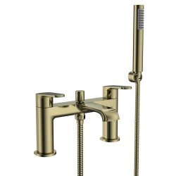 Scudo Montana Brushed Brass Bath Shower Mixer