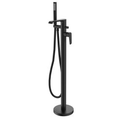 Scudo Montana Matt Black Freestanding Bath Shower Mixer