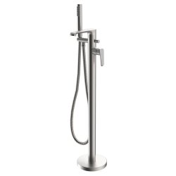 Scudo Montana Brushed Nickel Freestanding Bath Shower Mixer