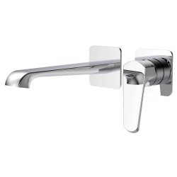 Scudo Montana Chrome Wall Mounted Basin Mixer