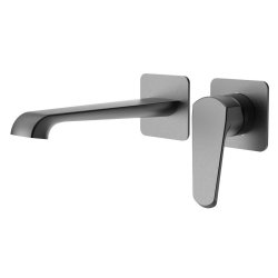 Scudo Montana Gunmetal Wall Mounted Basin Mixer