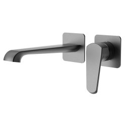 Scudo Montana Gunmetal Wall Mounted Bath Mixer