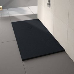 Merlyn Truestone Pure Black Slate 1700 x 900mm Rectangular Tray