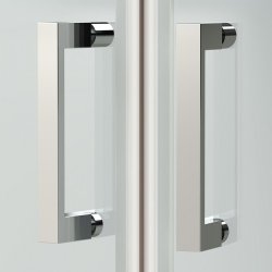 Nuie Rene 1000mm Chrome Framed Quadrant Shower Enclosure