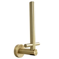 Miller Bond Brushed Brass Spare Roll Holder