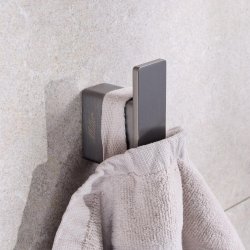 Miller Miami Gunmetal Single Robe Hook