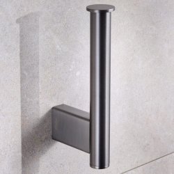 Miller Miami Gunmetal Spare Toilet Roll Holder