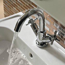 Bristan Decade Basin Mixer with Clicker Waste-1